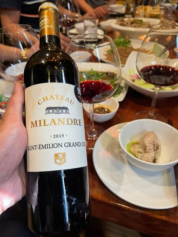 rượu vang chateau milandre saint emilion grand cru