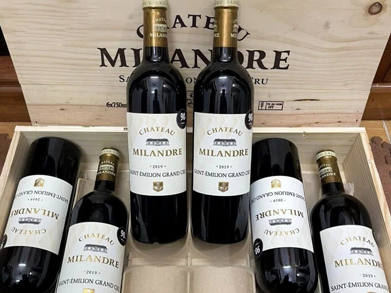 rượu vang chateau milandre saint emilion grand cru