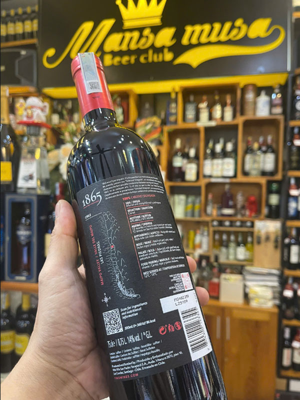 rượu vang đỏ chile 1865 rượu vang đỏ chile 1865