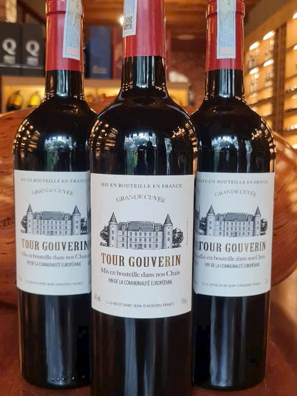 rượu vang vdce tour gouverin