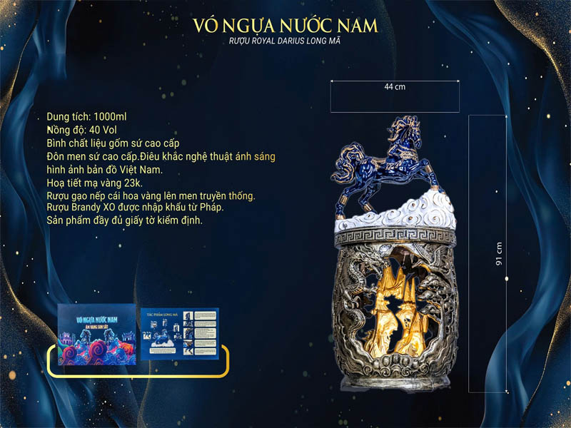 rượu vó ngựa nước nam: khí chất việt - tinh hoa hội tụ