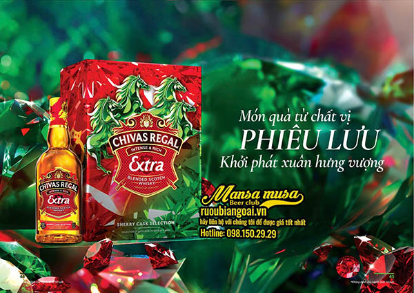 chivas regal extra hộp quà tết 2026