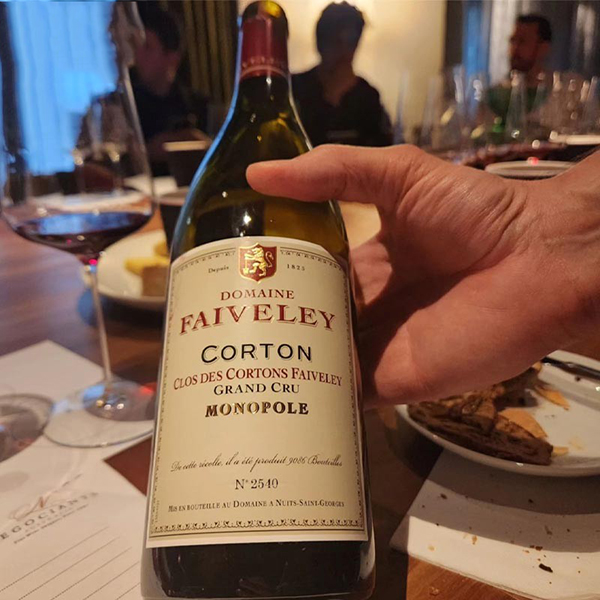 đánh giá rượu vang joseph faiveley charmes chambertin grand cru