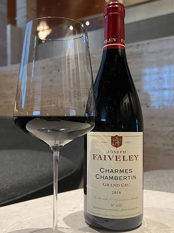 đánh giá rượu vang joseph faiveley charmes chambertin grand cru