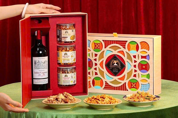 hộp quà tết rượu vang giá rẻ, rượu vang dưới 500k quà tết 2026