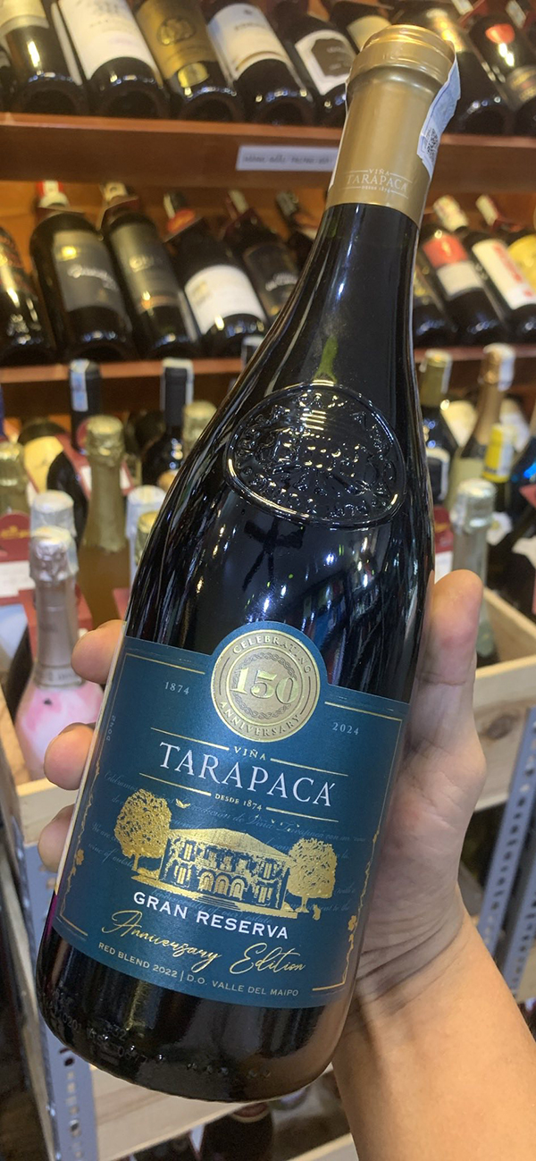 hương vị đặc trưng của tarapaca 150th edition