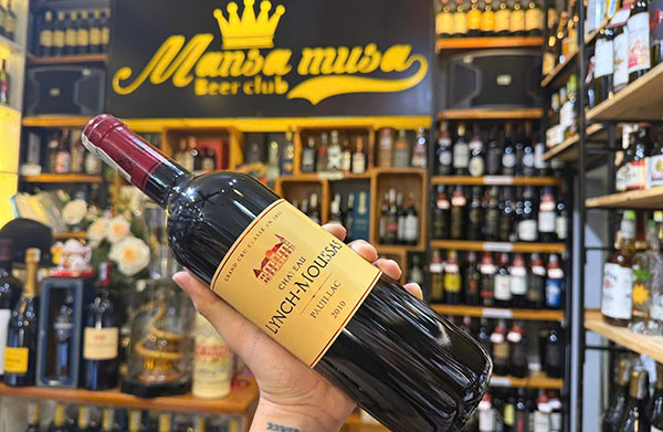mua rượu vang château lynch moussas 2010 uy tín ở đâu?