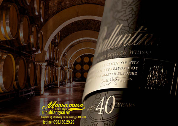 rượu ballantine's 40 năm