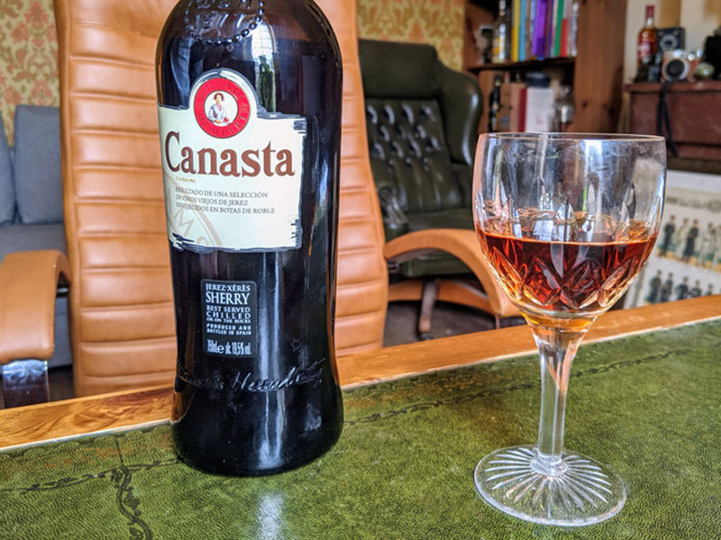 rượu canasta cream sherry jerez - palomino, pedro ximénez, sherry