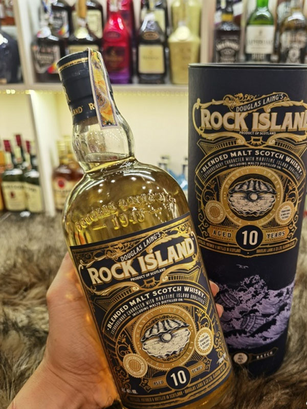 rượu douglas laing - rock island 10yo island blended malt scotch whisky