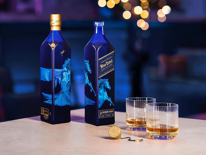 rượu johnnie walker blue label hộp quà tết 2026