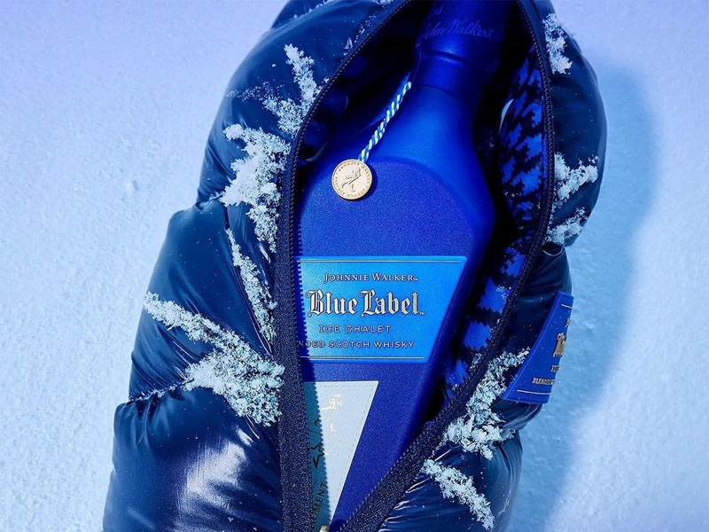 rượu johnnie walker blue label ice chalet hộp quà tết 2026