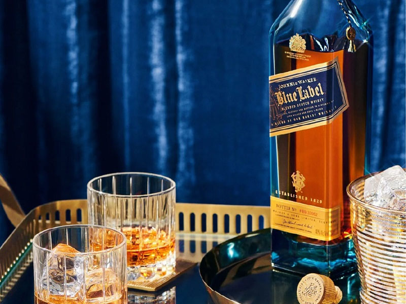 rượu johnnie walker blue label xanh hộp quà tết 2026