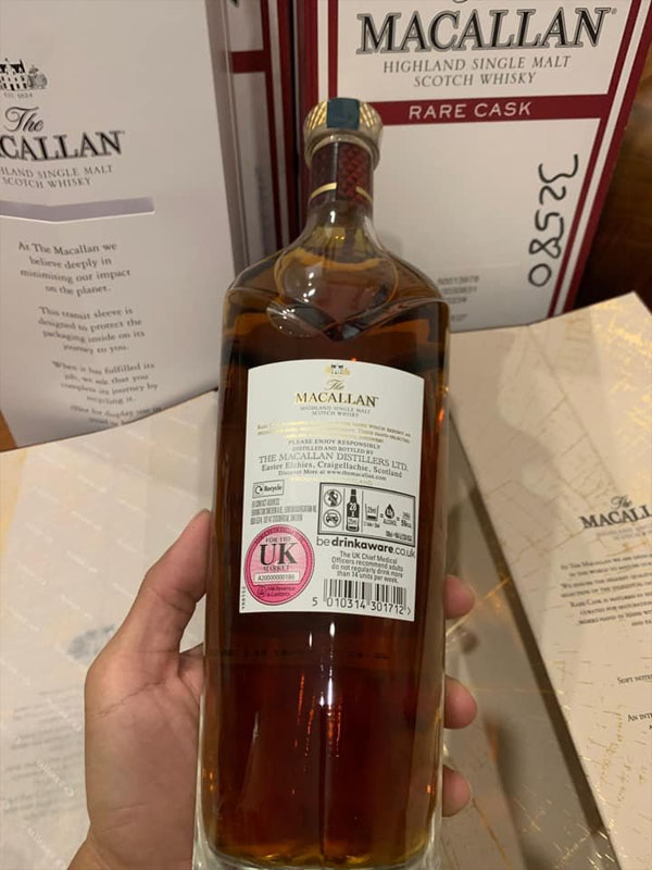 rượu macallan rare cask uk