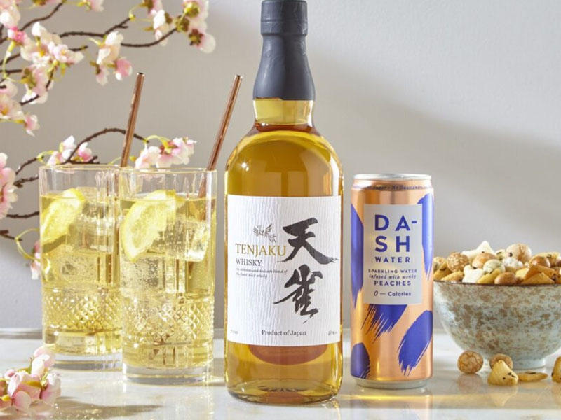 rượu tenjaku whisky blended hộp quà tết 2026