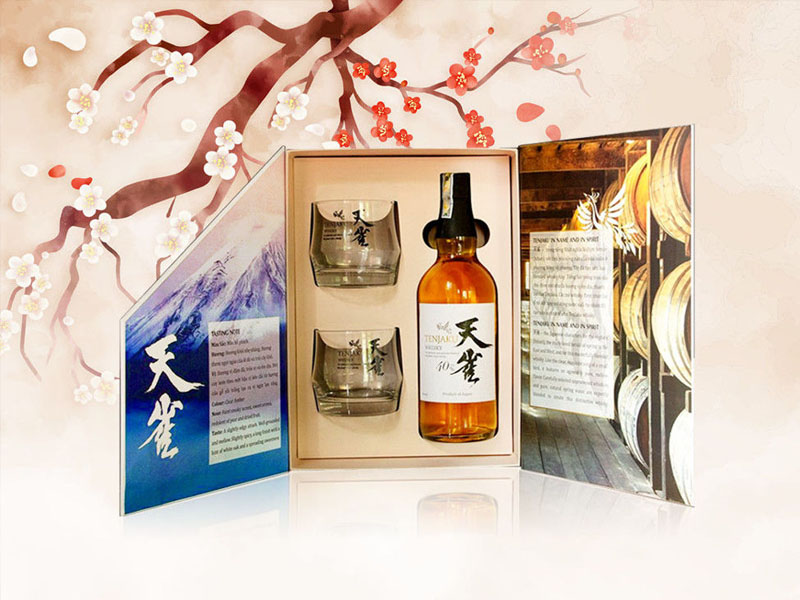 rượu tenjaku whisky hộp quà tết 2026