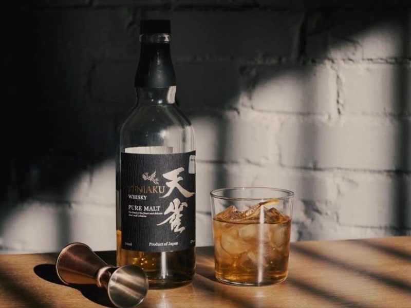 rượu tenjaku whisky pure malt hộp quà tết 2026