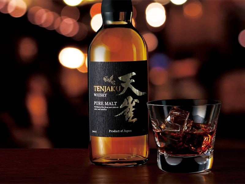 rượu tenjaku whisky pure malt hộp quà tết 2026
