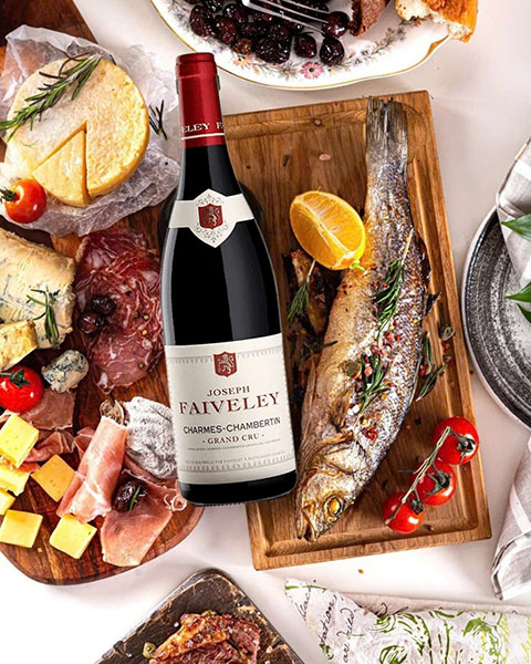 rượu vang joseph faiveley charmes chambertin