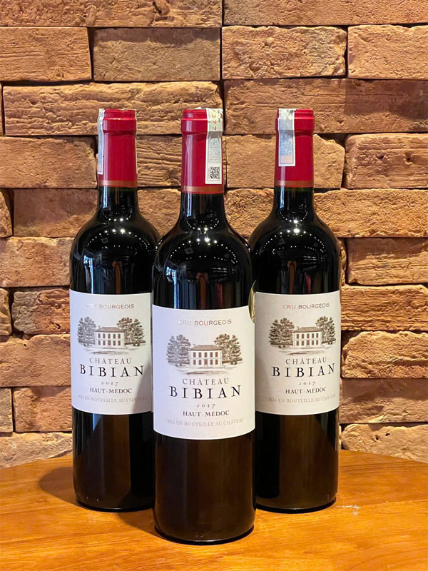 rượu vang pháp chateau bibian haut-médoc
