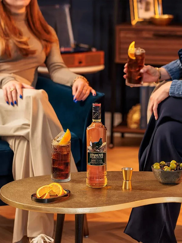 rượu whisky famous grouse smoky black