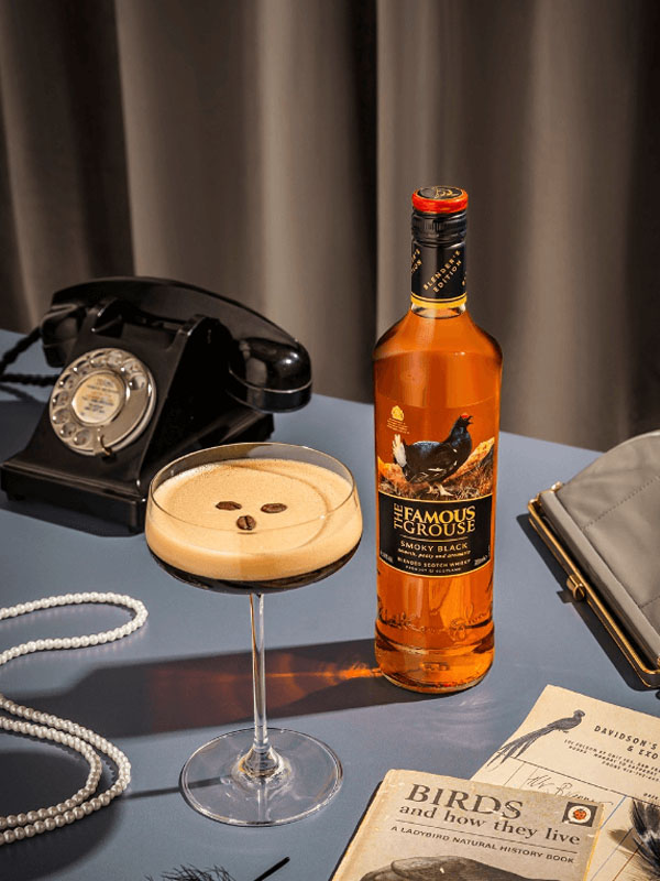 rượu whisky famous grouse smoky black