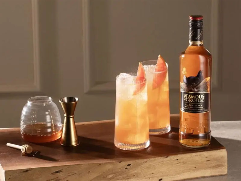 rượu whisky famous grouse smoky black
