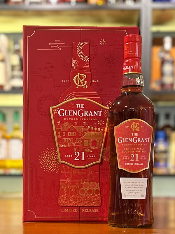 rượu whisky glen grant 21 năm