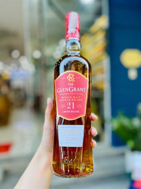 rượu whisky glen grant 21 năm