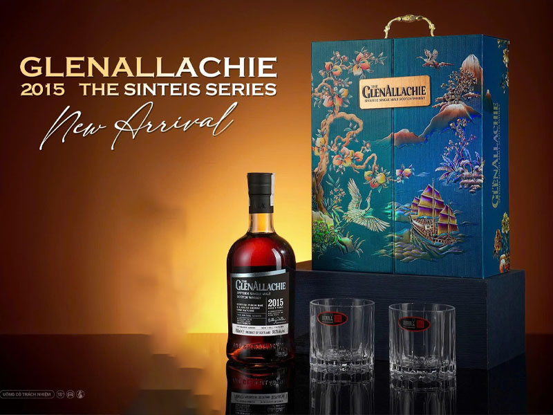 rượu whisky glenallachie 2015 hộp quà tết 2026