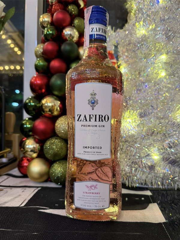 rượu zafiro premium strawberry gin