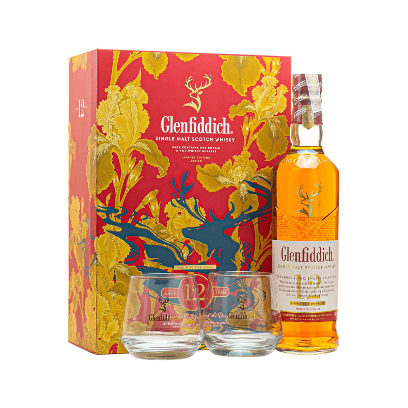 rượu glenfiddich 12 y.o sherry cask hộp quà tết 2026