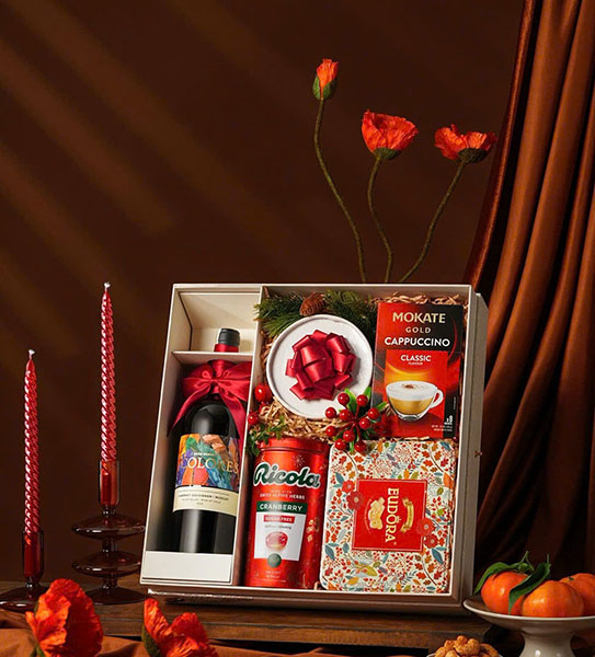 Dịch vụ hộp quà rượu vang tết 2026 cho doanh nghiệp