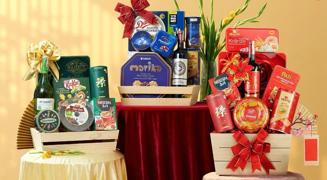 hộp quà rượu vang tết: ý nghĩa văn hóa dịp đầu năm