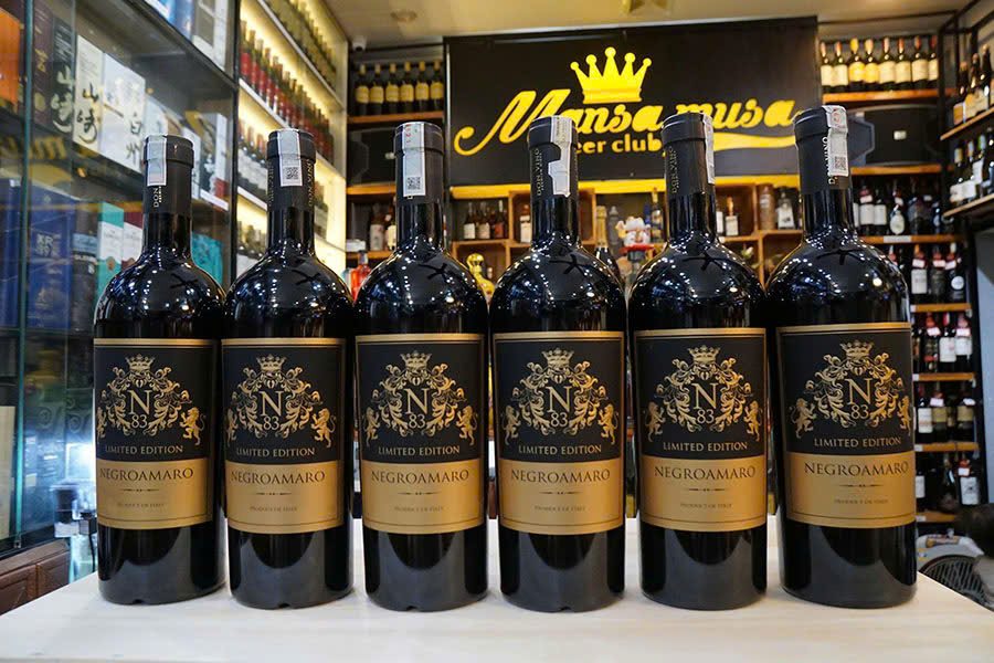 mua rượu n83 negroamaro limited chính hãng ở đâu?