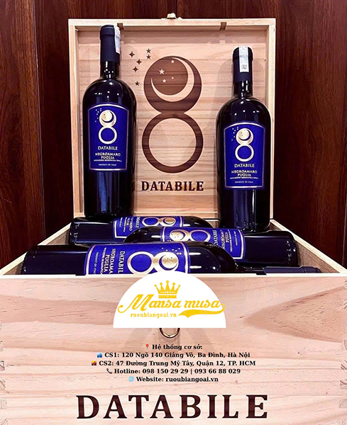 mua rượu vang ý 8 databile negroamaro chính hãng ở đâu?