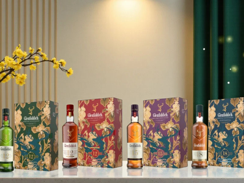 rượu glenfiddich 18 hộp quà tết 2026