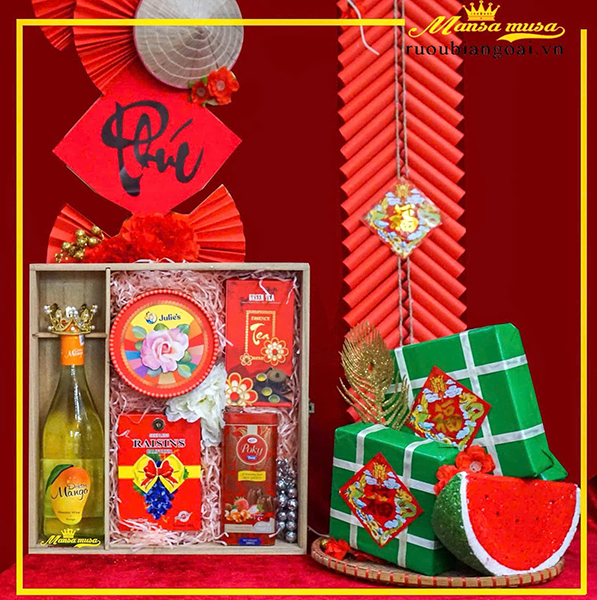set quà tết rượu vang độc đáo: giá phải chăng