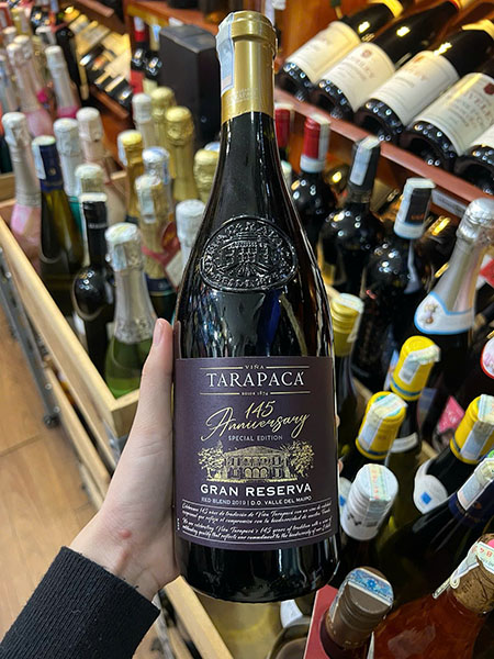 tarapaca gran reserva 145th anniversary: đánh giá chi tiết