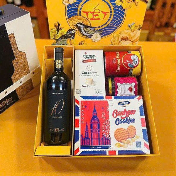 top 10 hộp quà rượu vang tết 2026 đẳng cấp nhất