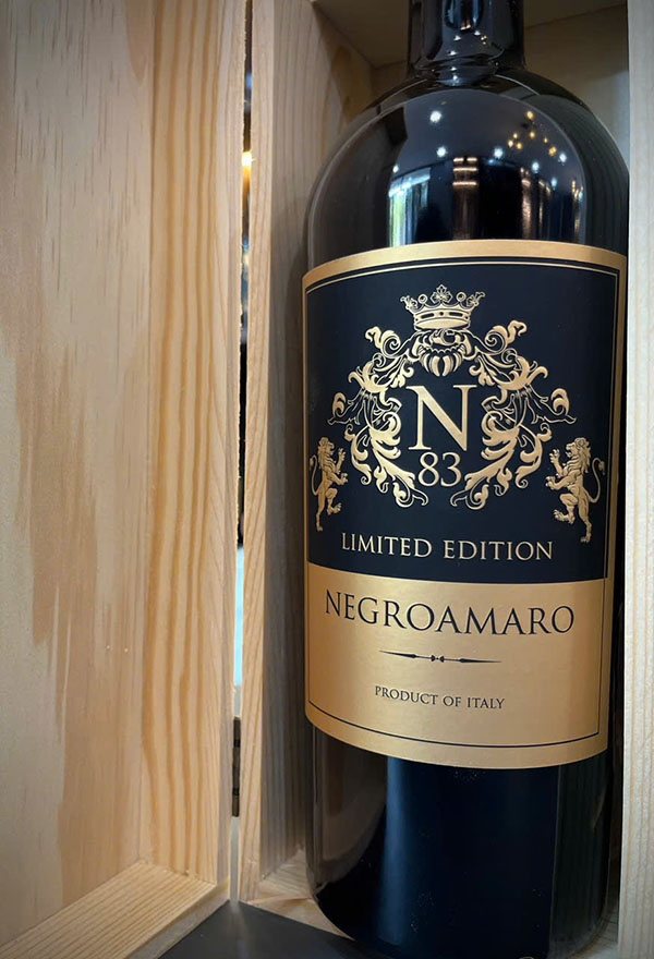 tuyệt tác vang đỏ ý: n83 limited edition negroamaro tuyệt tác vang đỏ ý: n83 limited edition negroamaro