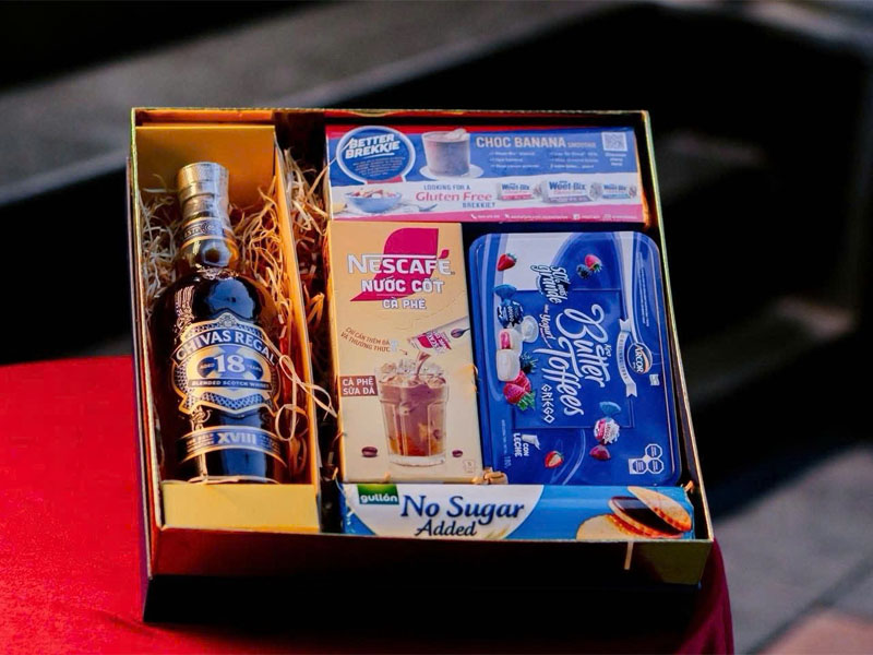 hộp quà rượu tết 2026, quà tết bính ngọ 2026