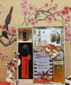 hộp quà tết 2026 rượu vang pháp ms029