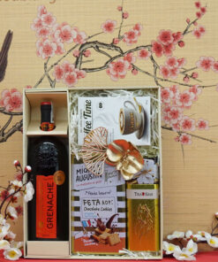 hộp quà tết 2026 rượu vang pháp ms0027