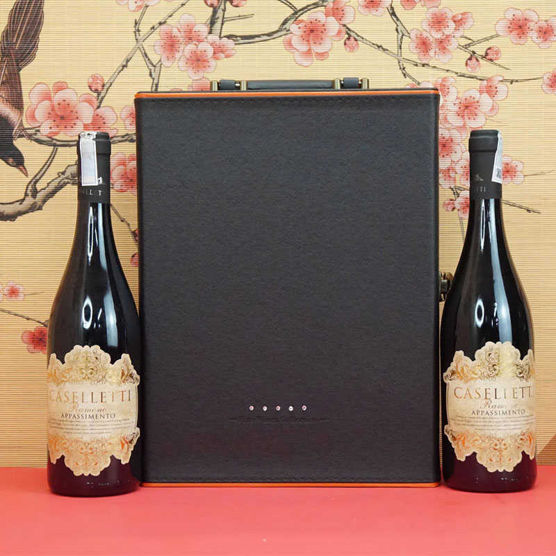 hộp quà tết 2026 rượu vang pháp ms0037