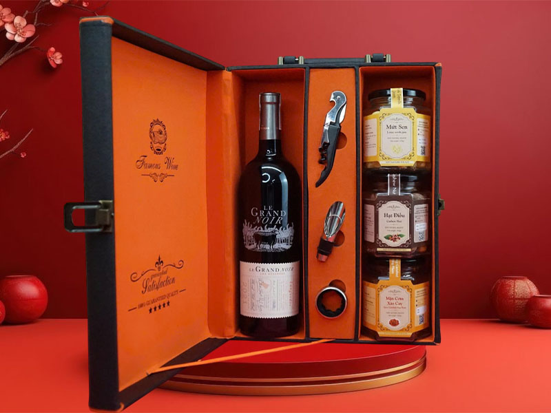 hộp quà tết 2026 rượu vang pháp ms0038 hộp quà tết 2026 rượu vang pháp ms0038