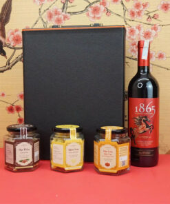 hộp quà tết 2026 rượu vang pháp ms0039