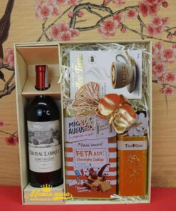 hộp quà tết 2026 rượu vang pháp ms0045