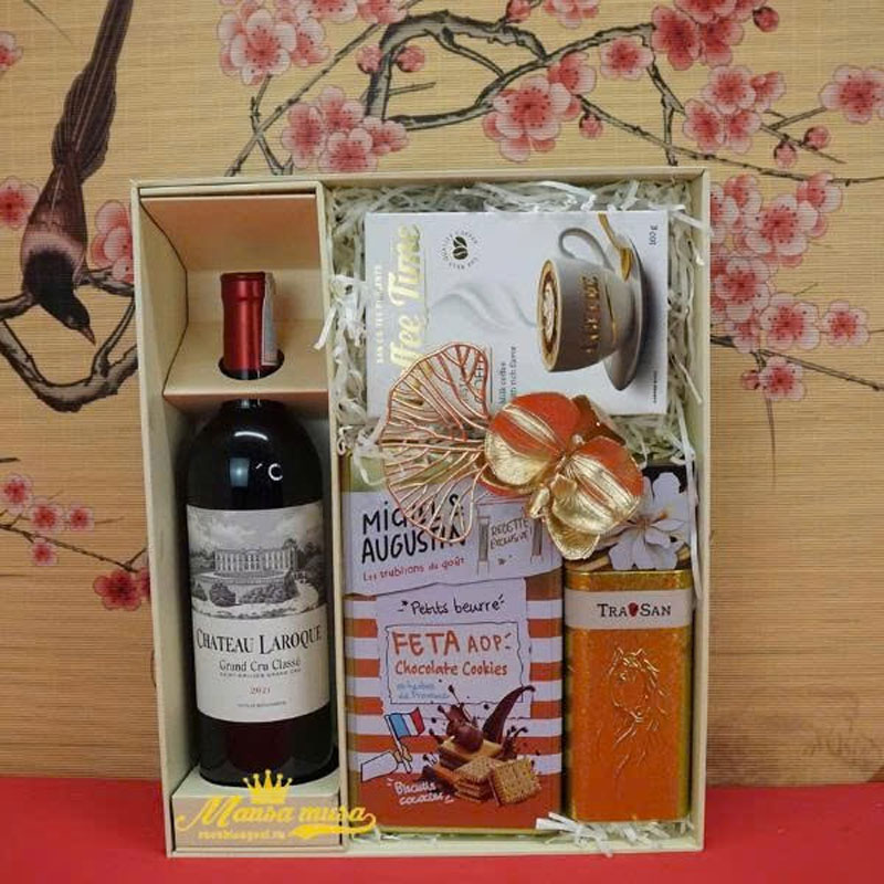 hộp quà tết 2026 rượu vang pháp ms0045