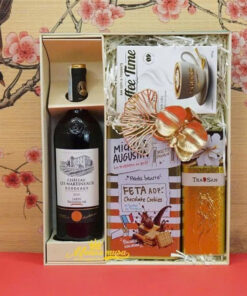 hộp quà tết 2026 rượu vang pháp ms0046